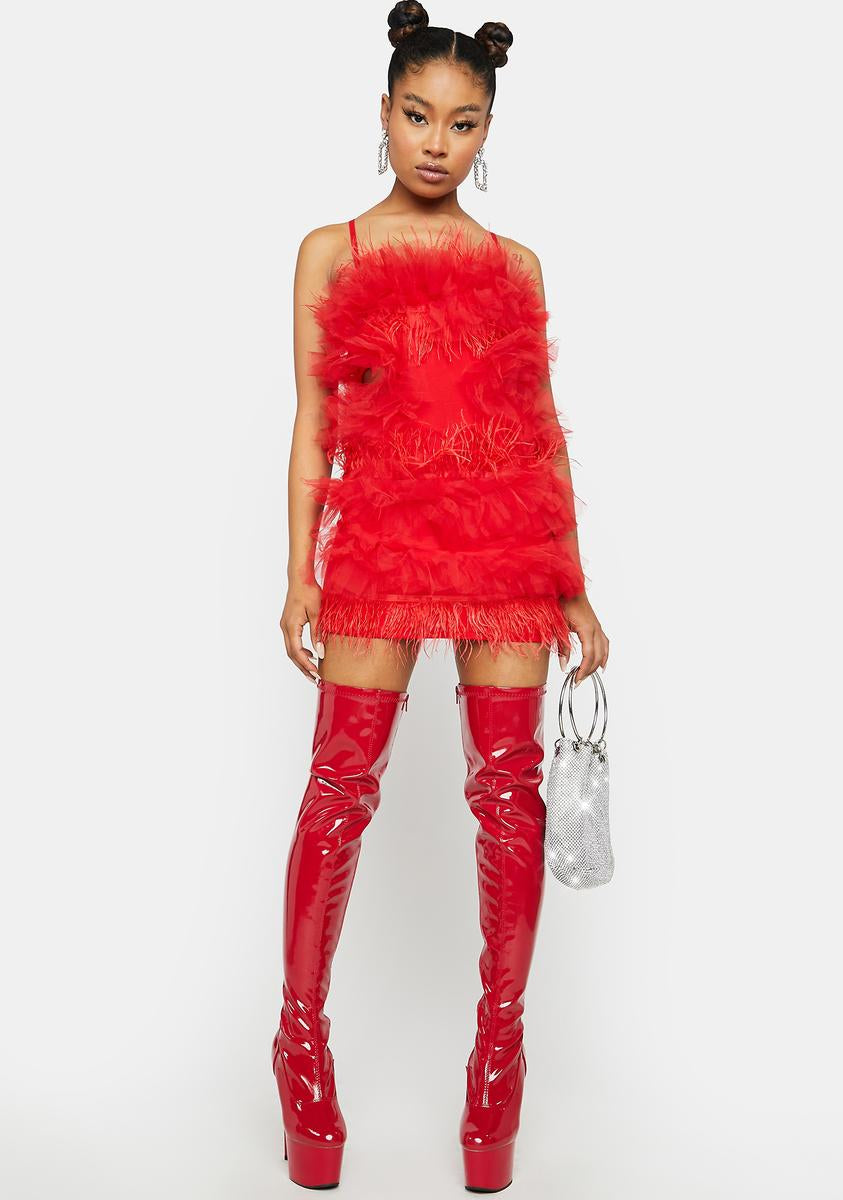 Scarlet Feel My Vibes Mini Dress