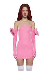 Pretty Perfection Mini Dress Set- Pink