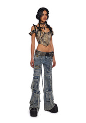 Pawsitive Thinking Corset Top