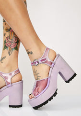 Butterfly Behavior Platform Sandals