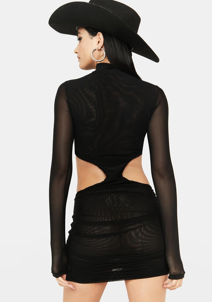 Rodeo Date Mesh Mini Dress