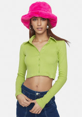 Ryals Button Up Crop Top