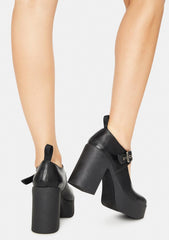 Down To Business Chunky Platform Heels