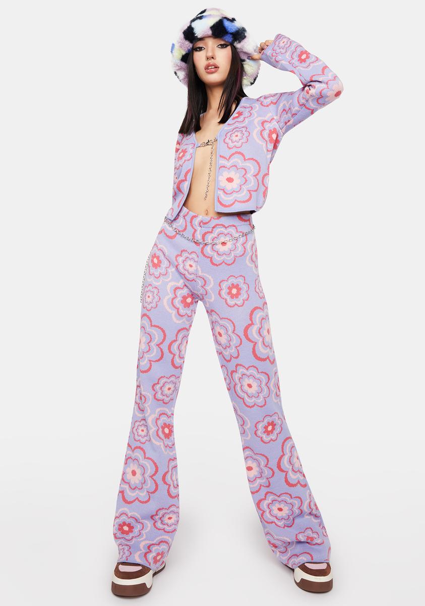 Power Floral Flare Pants