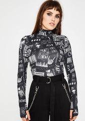 Rising Tension Mock Neck Top