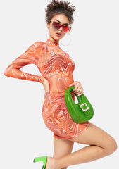 Heat Things Up Mesh Bodycon Dress