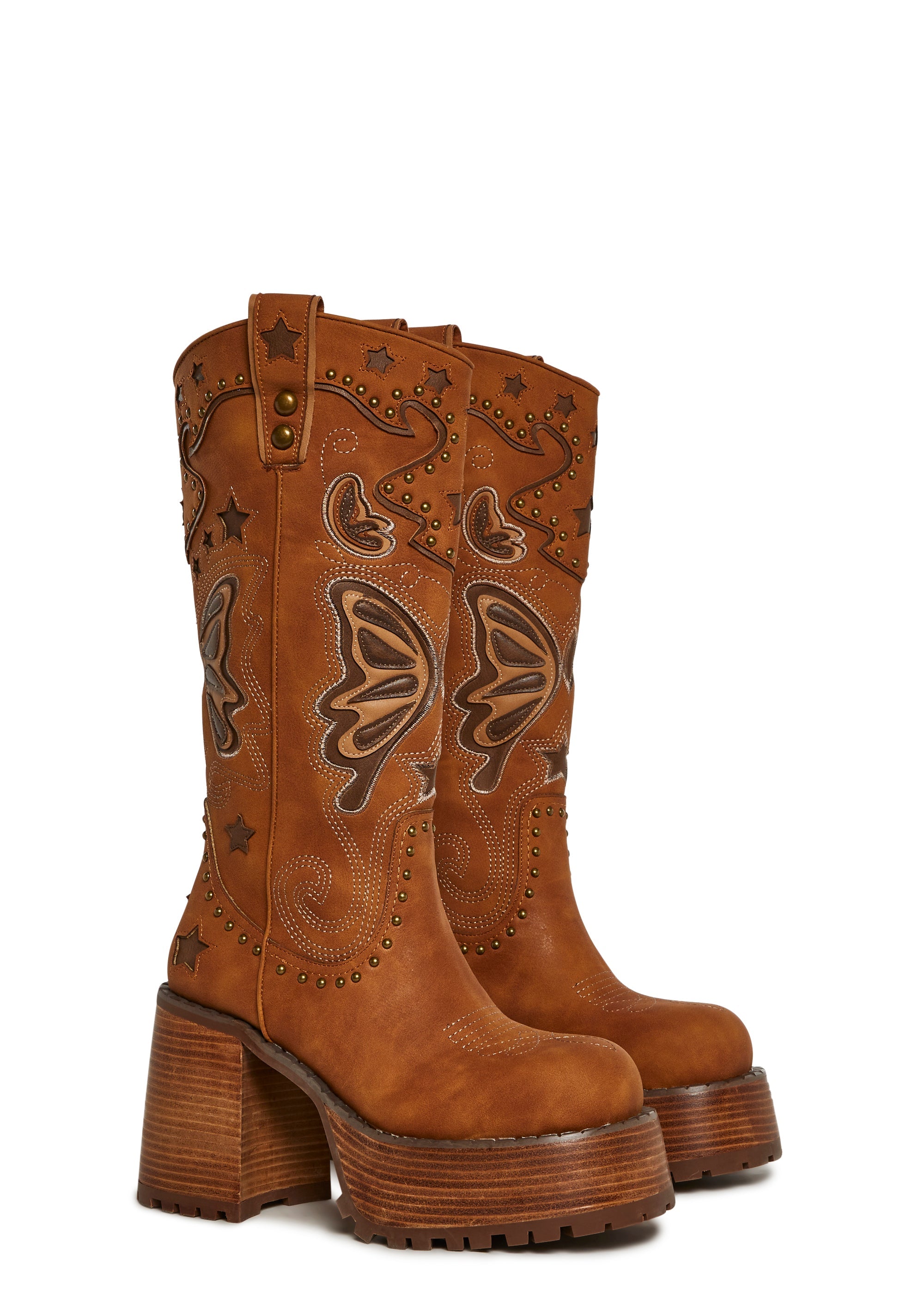 three|light brown