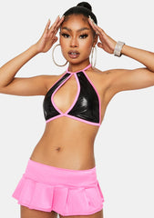 Pump It Up Micro Mini Skirt