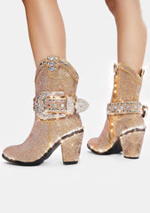 Golden Sheriff Shine Cowboy Boots