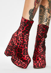 Hott Wild Nature Platform Heels
