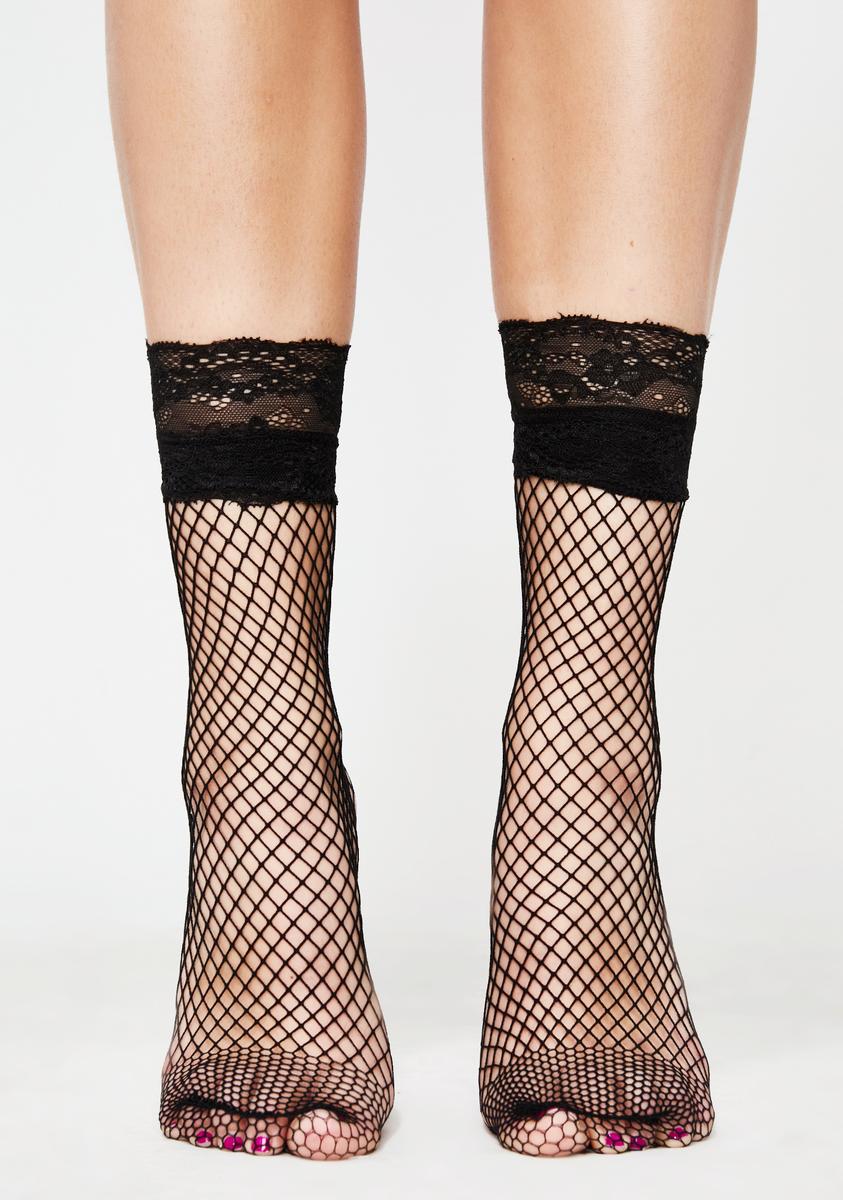 Sasscapade Fishnet Socks