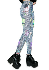 Toxic Toons Ugly Head Leggings