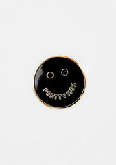Meh Smiley Pin