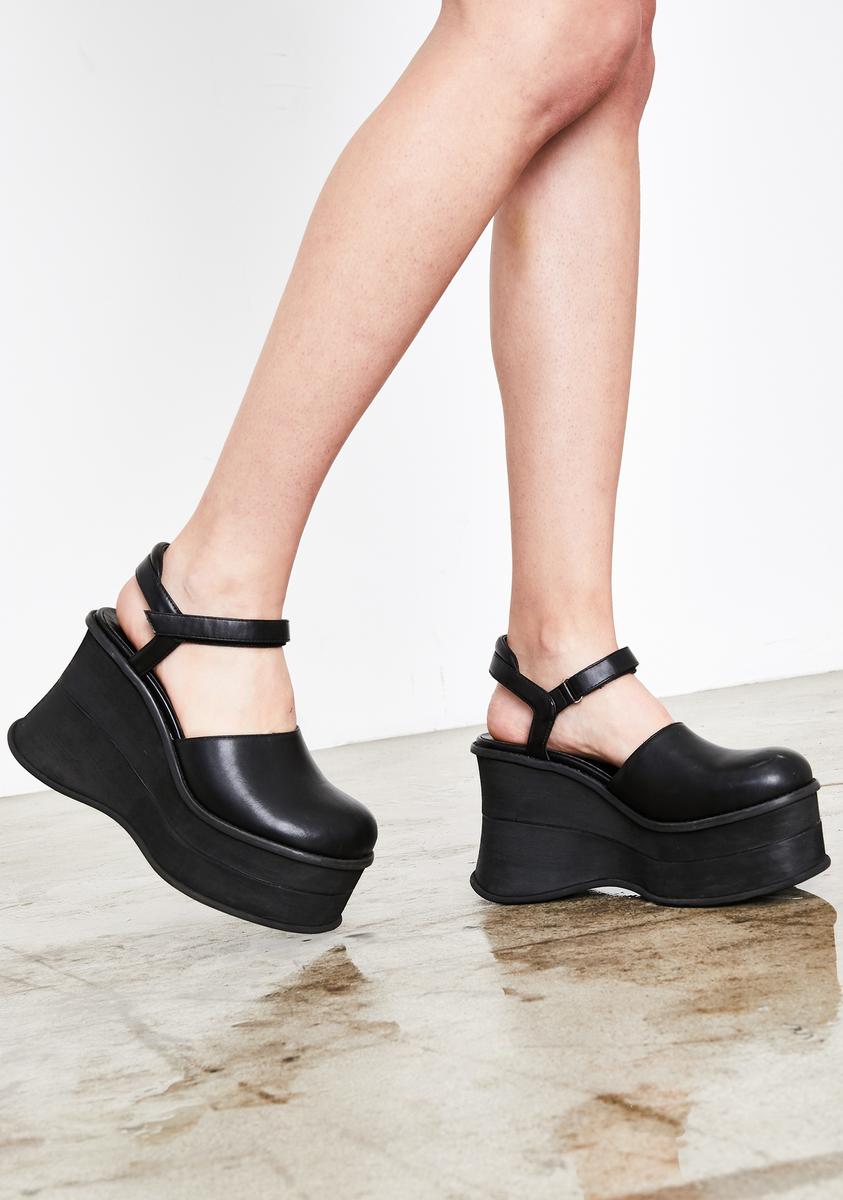 Just For Kicks Platform Wedges