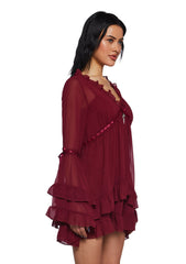 three|dark red