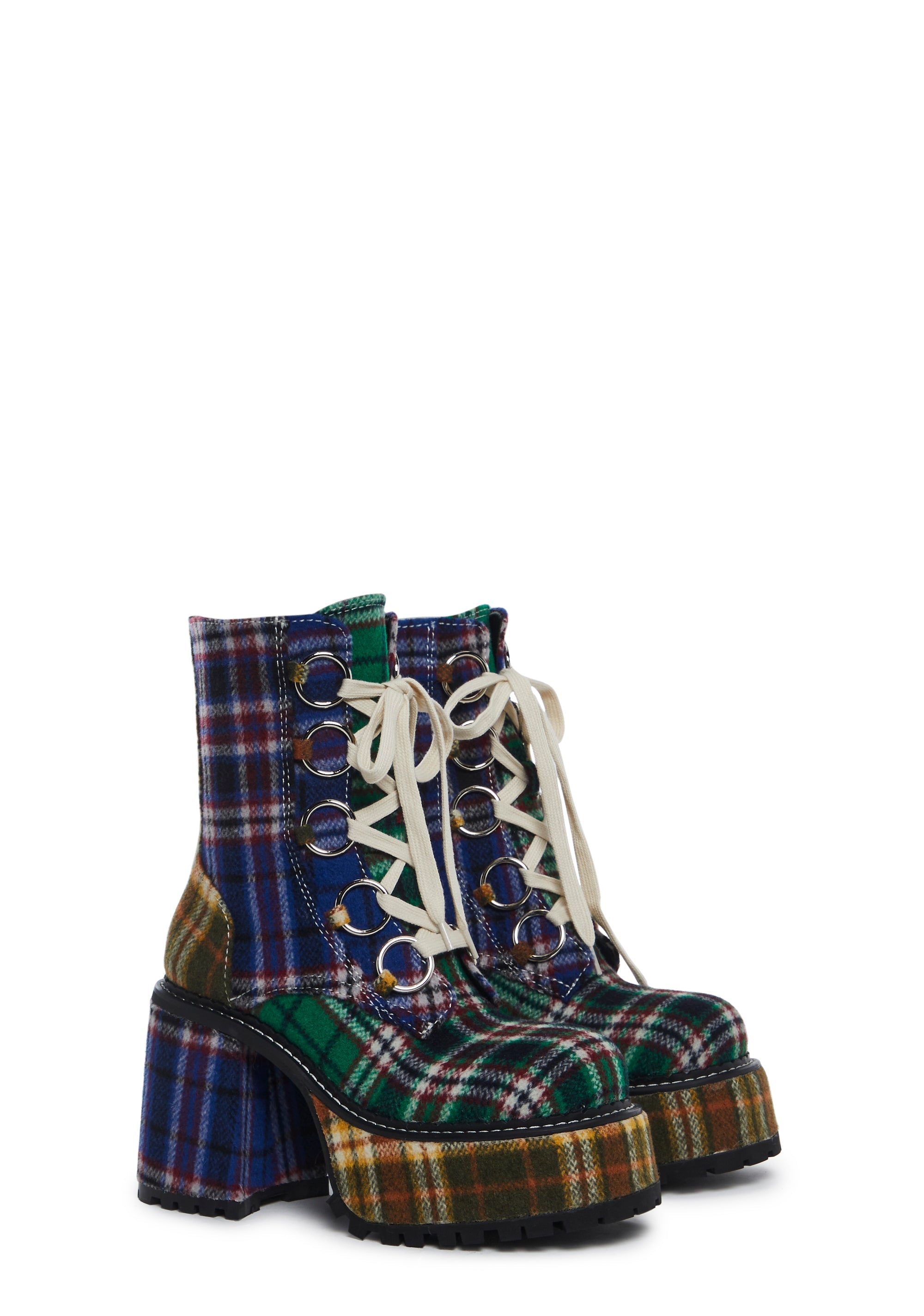 three|plaid