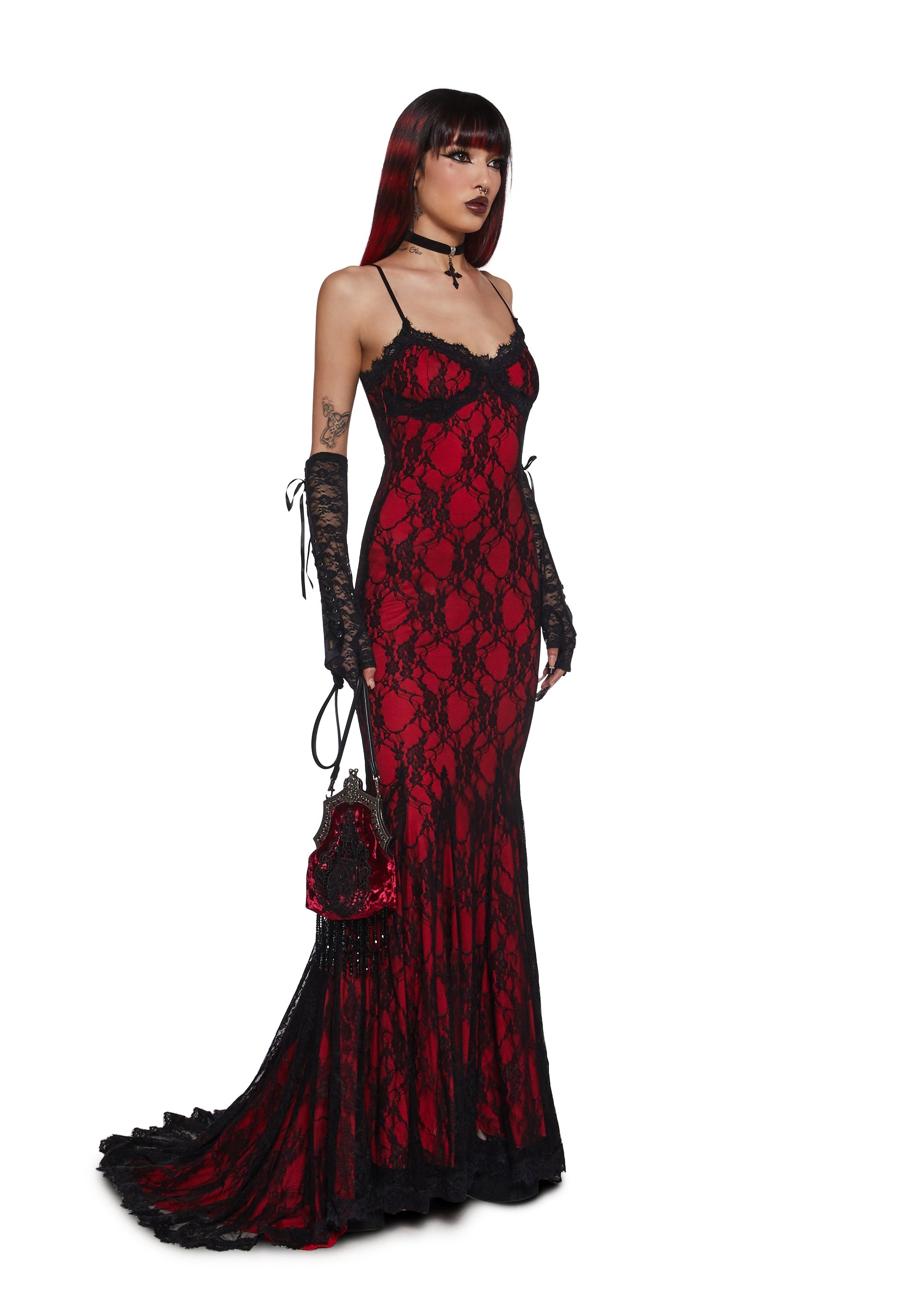 five|dark red