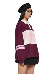 three|dark red
