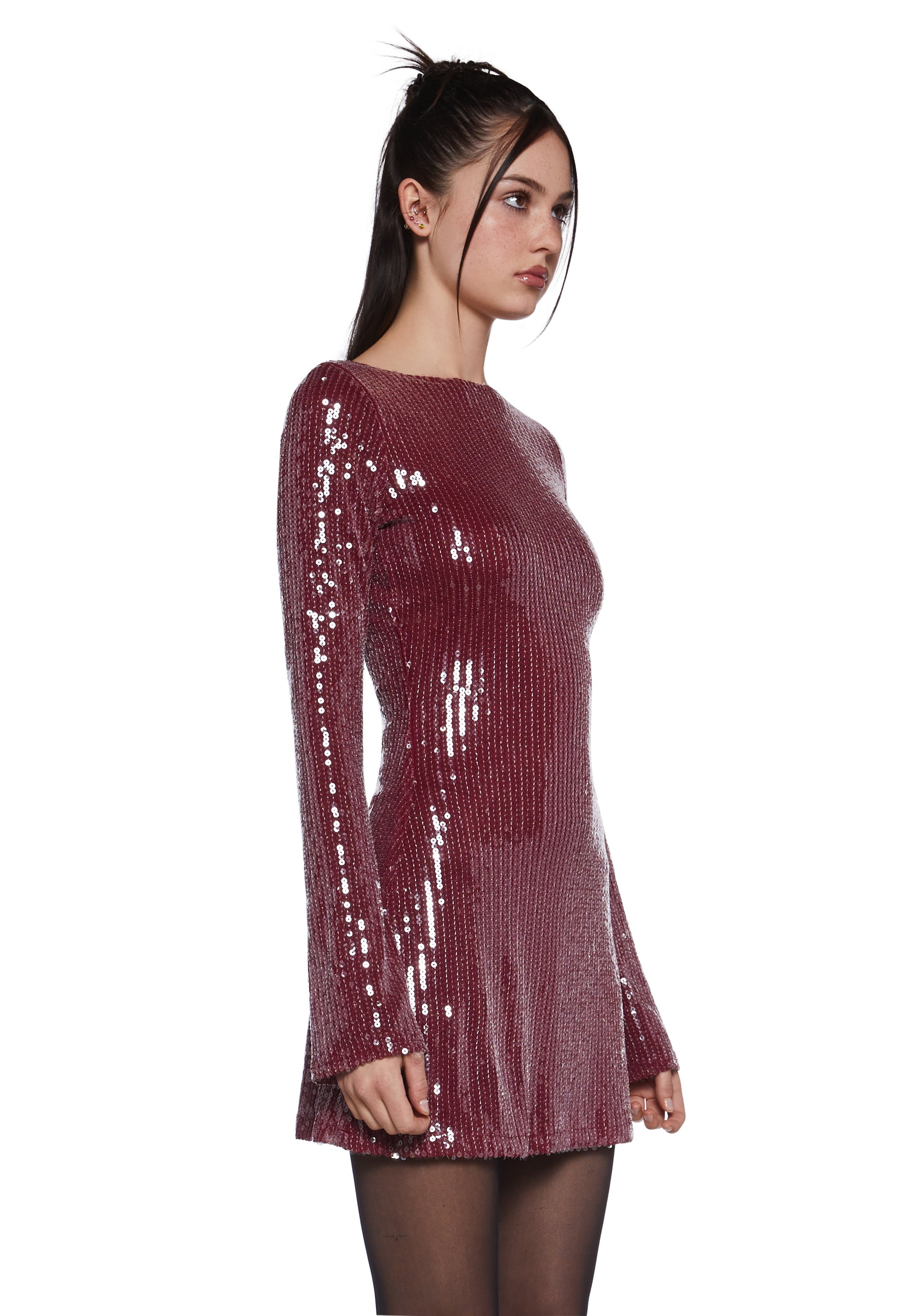three|dark red