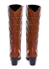 Fernando Cowboy Boots- Brown