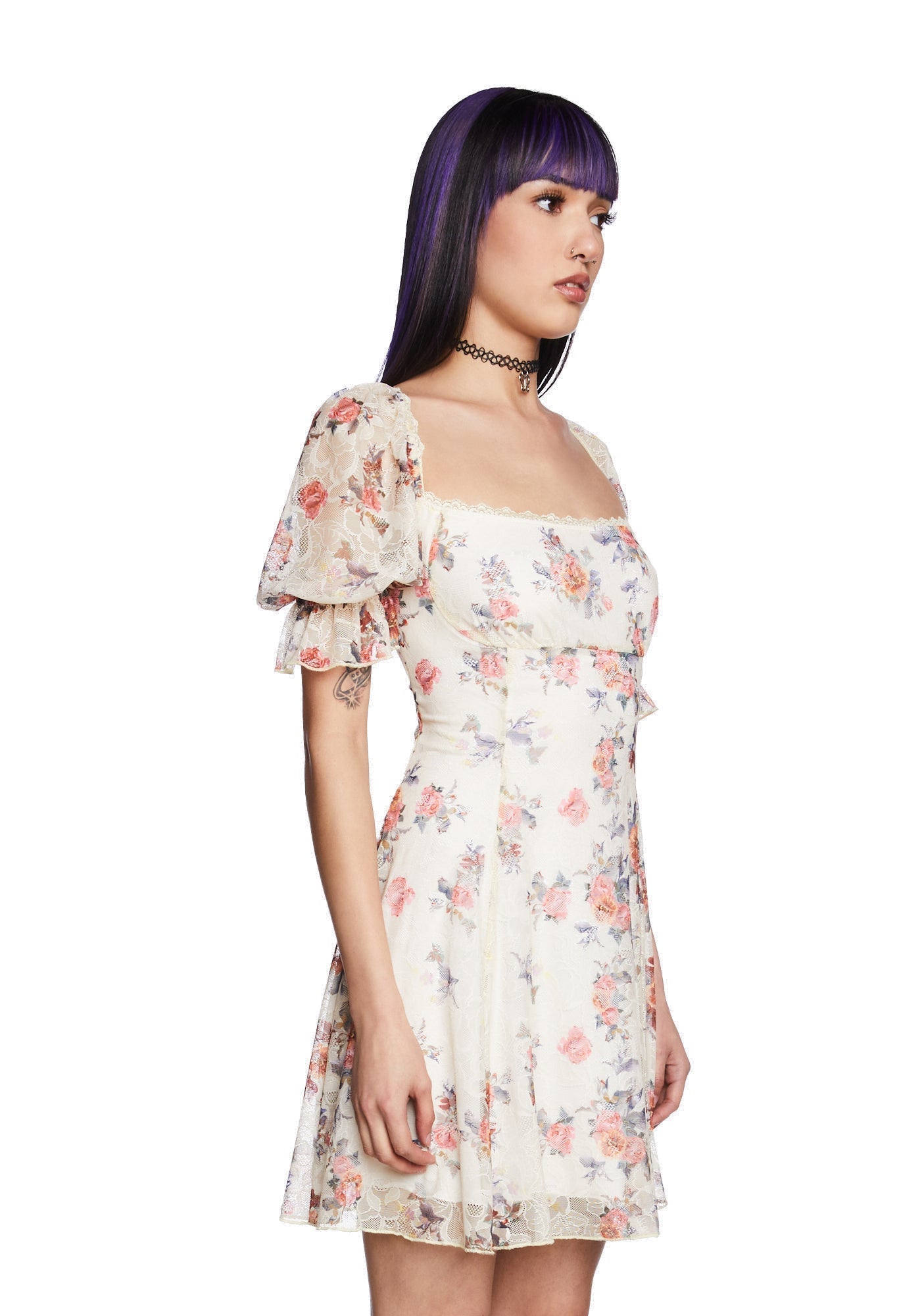three|floral