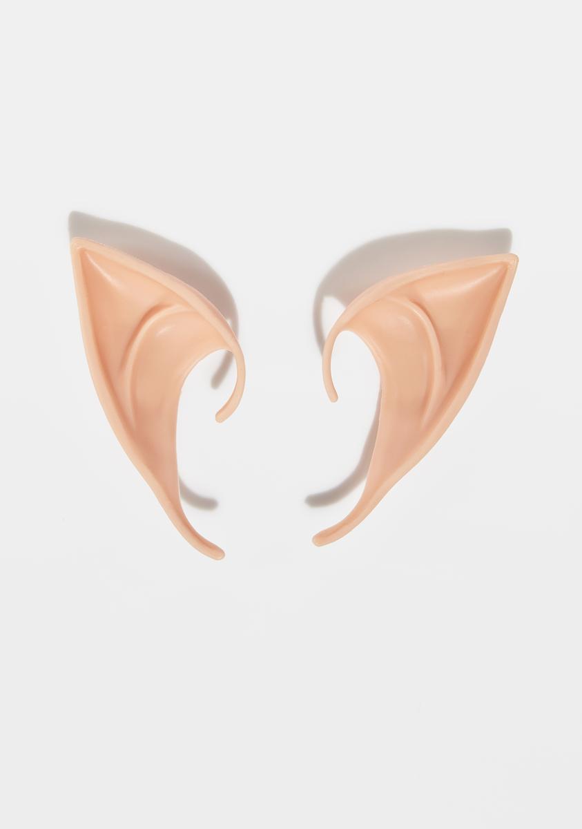 Peach Short Elf Ears