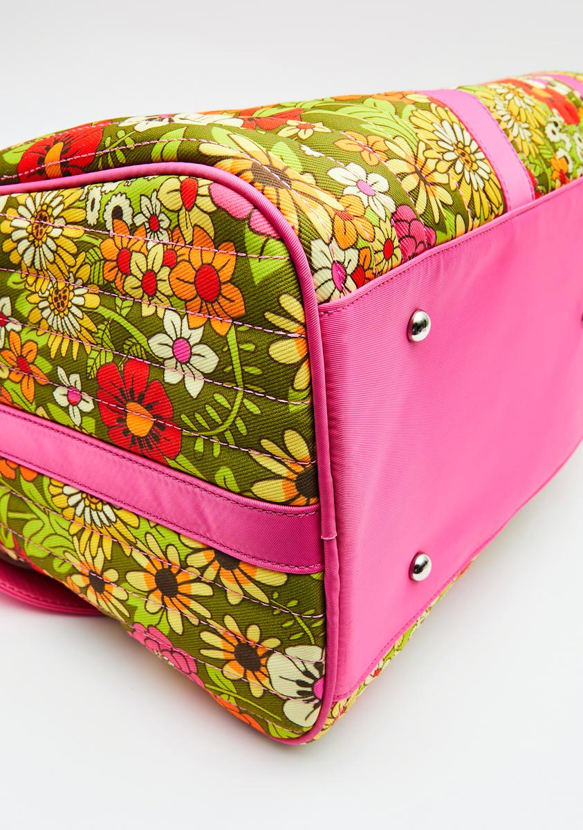 Modern Love Floral Weekender