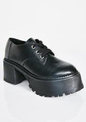 Midnight High School Hellcat Chunky Platforms
