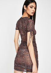 Leopard Guenetta Mesh Dress