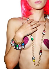 Pill Charm Bracelet