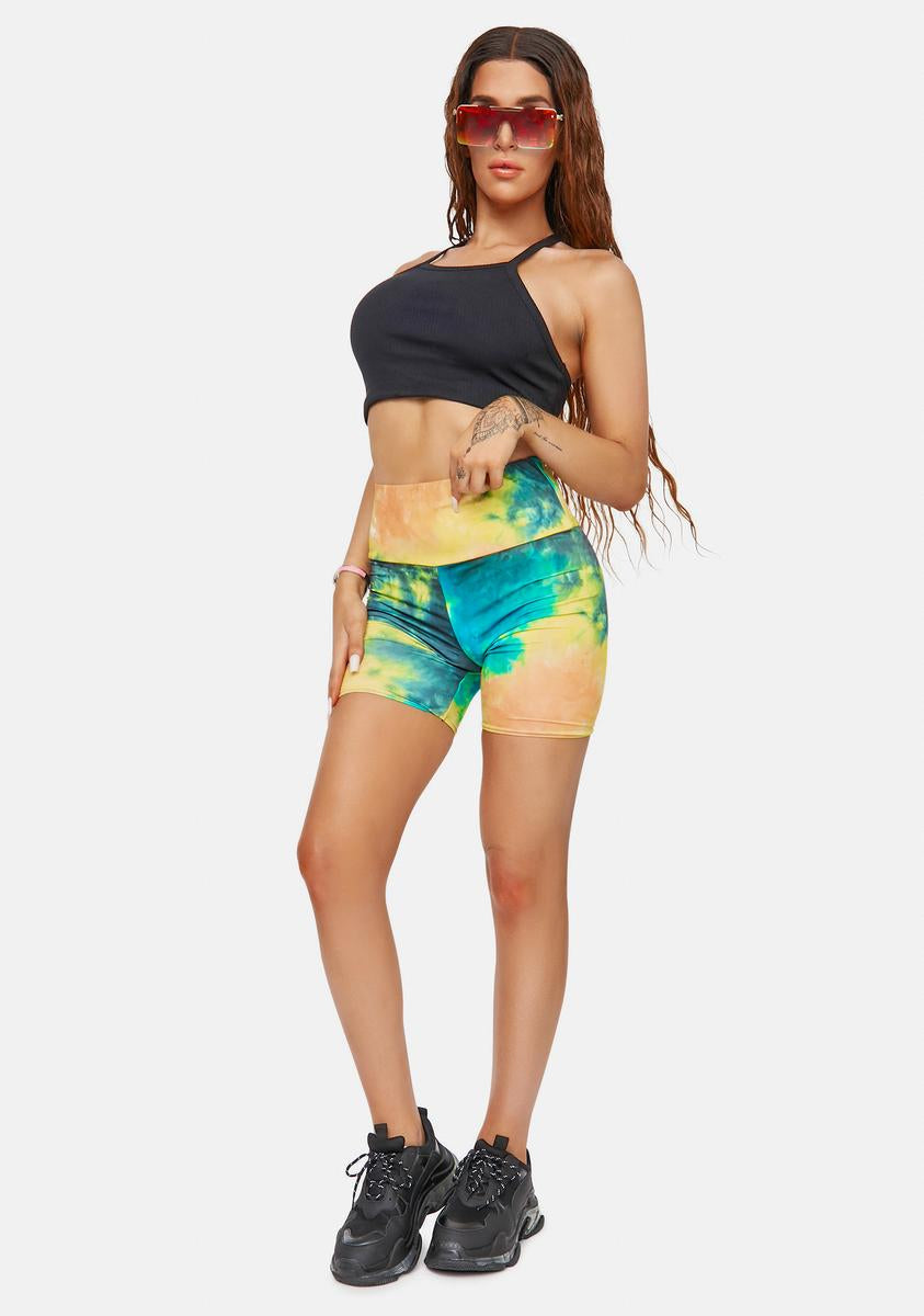 Lawson Tie Dye Biker Shorts
